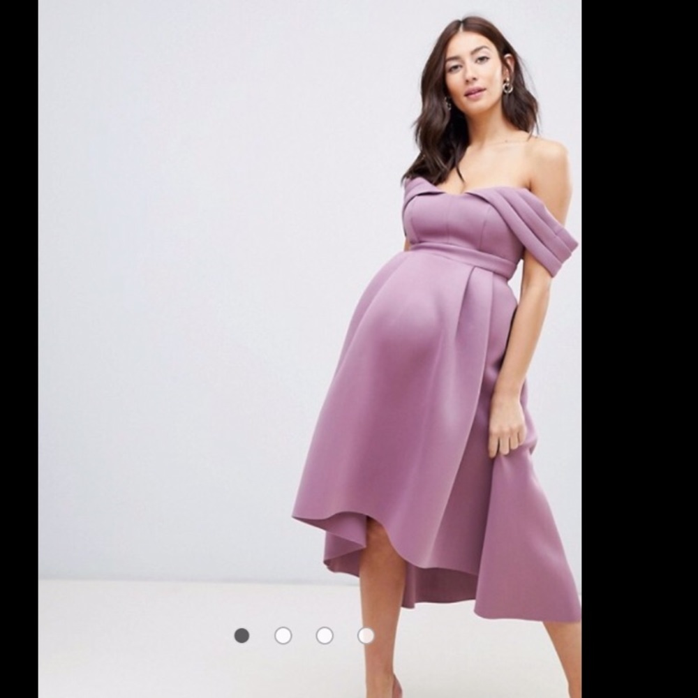 ASOS Maternity Bardot Scuba Dress